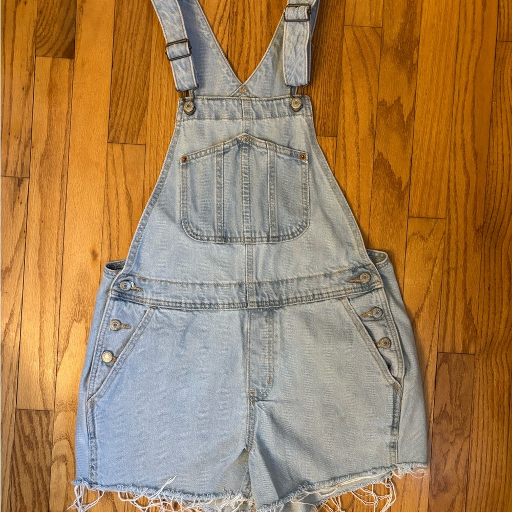Old Navy Light Blue Denim Overalls